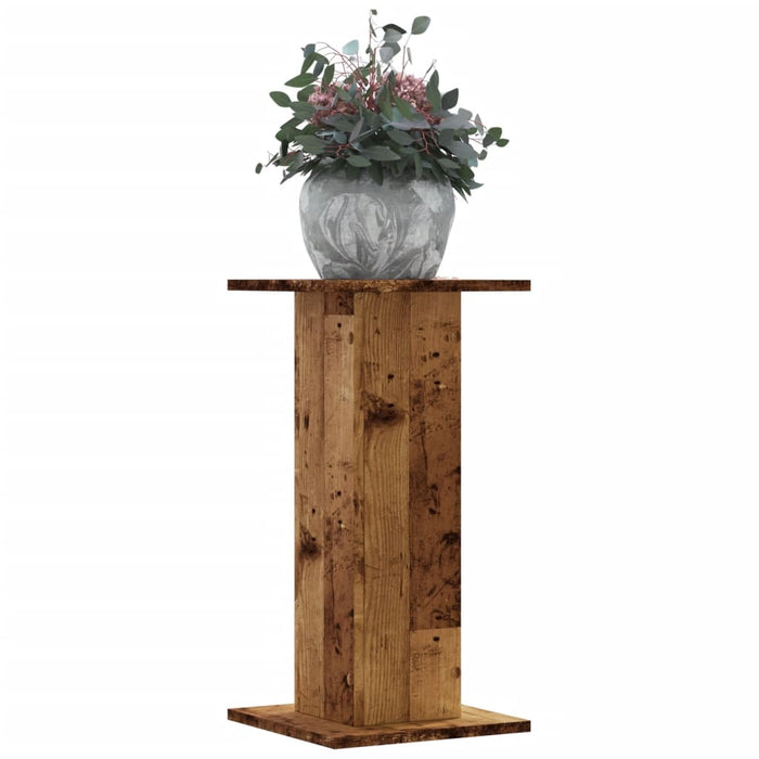 Suporturi de plante 2 buc. lemn vechi 30x30x60cm lemn prelucrat - WALTI WALTI