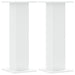 Suporturi de plante, 2 buc., alb, 30x30x80 cm, lemn prelucrat - WALTI WALTI