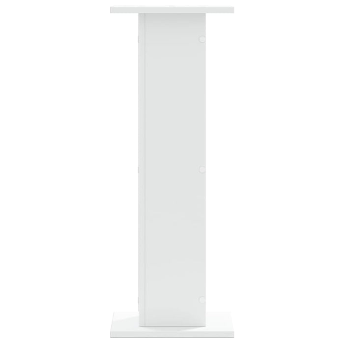 Suporturi de plante, 2 buc., alb, 30x30x80 cm, lemn prelucrat - WALTI WALTI