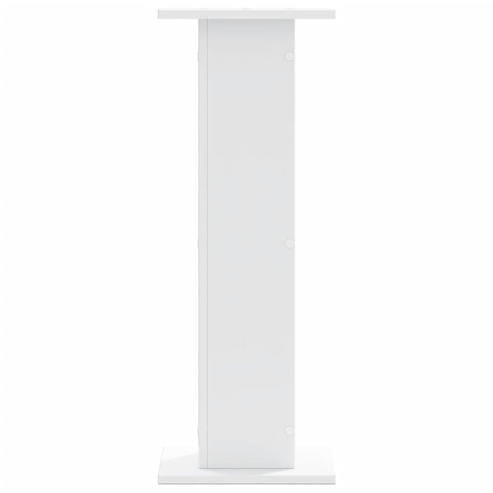 Suporturi de plante, 2 buc., alb, 30x30x80 cm, lemn prelucrat - WALTI WALTI