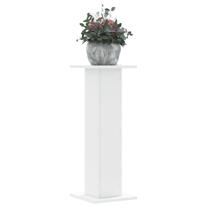 Suporturi de plante, 2 buc., alb, 30x30x80 cm, lemn prelucrat - WALTI WALTI