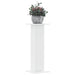 Suporturi de plante, 2 buc., alb, 30x30x80 cm, lemn prelucrat - WALTI WALTI