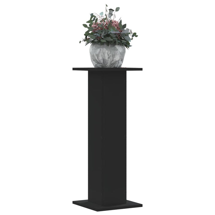 Suporturi de plante, 2 buc., negru, 30x30x80 cm, lemn prelucrat - WALTI WALTI