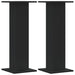 Suporturi de plante, 2 buc., negru, 30x30x80 cm, lemn prelucrat - WALTI WALTI