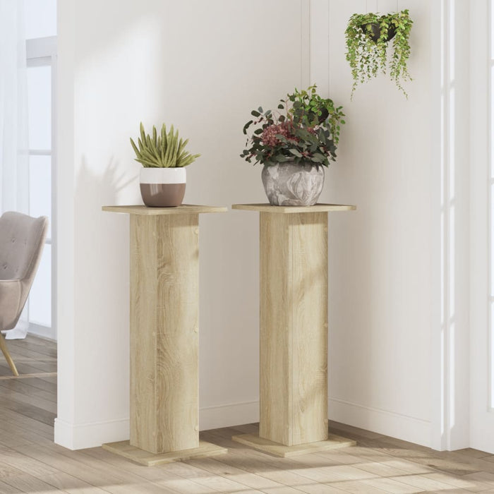 Suporturi de plante 2 buc. sonoma 30x30x80 cm lemn prelucrat - WALTI WALTI