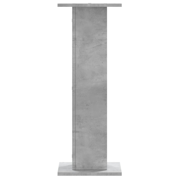 Suport de plante, 2 buc., gri beton, 30x30x80 cm lemn prelucrat - WALTI WALTI