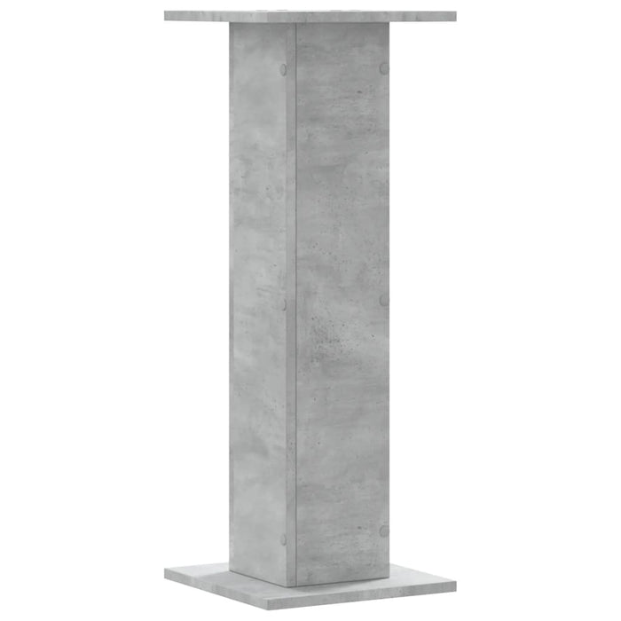Suport de plante, 2 buc., gri beton, 30x30x80 cm lemn prelucrat - WALTI WALTI
