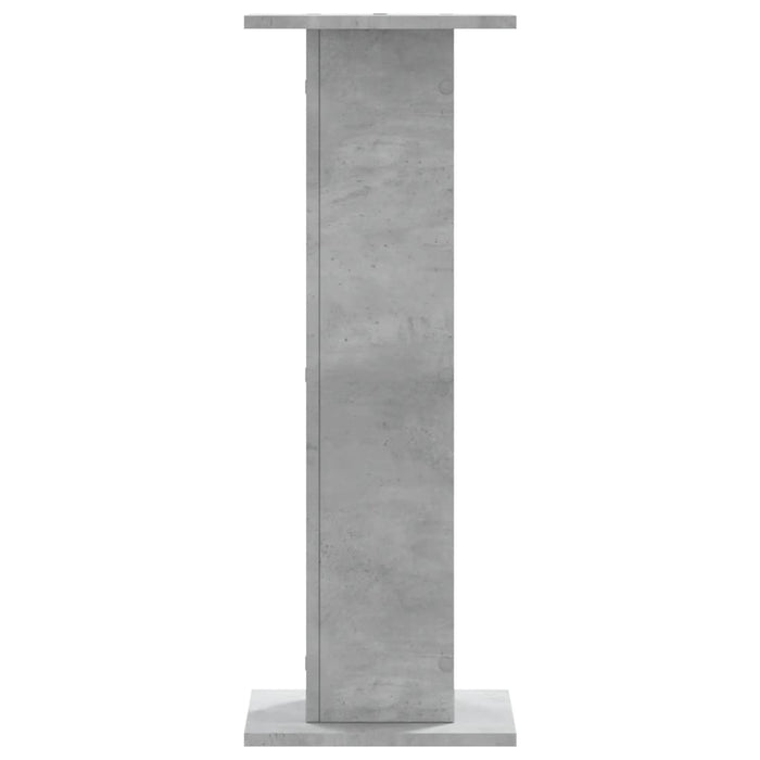 Suport de plante, 2 buc., gri beton, 30x30x80 cm lemn prelucrat - WALTI WALTI