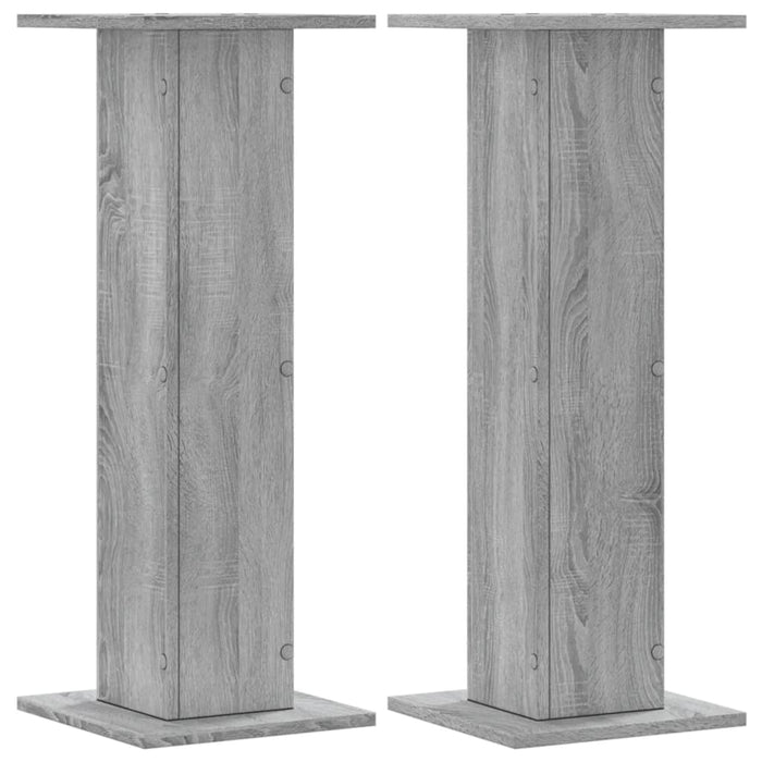 Suporturi de plante 2 buc. gri sonoma 30x30x80cm lemn prelucrat - WALTI WALTI