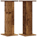 Suporturi de plante 2 buc. lemn vechi 30x30x80cm lemn prelucrat - WALTI WALTI