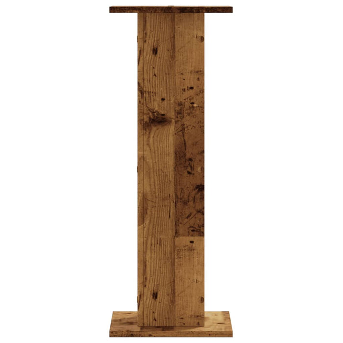 Suporturi de plante 2 buc. lemn vechi 30x30x80cm lemn prelucrat - WALTI WALTI
