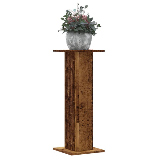 Suporturi de plante 2 buc. lemn vechi 30x30x80cm lemn prelucrat - WALTI WALTI