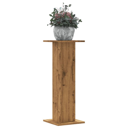 Suporturi de plante, 2 buc., stejar artizanal, 30x30x80cm, lemn - WALTI WALTI
