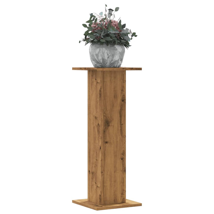 Suporturi de plante, 2 buc., stejar artizanal, 30x30x80cm, lemn - WALTI WALTI
