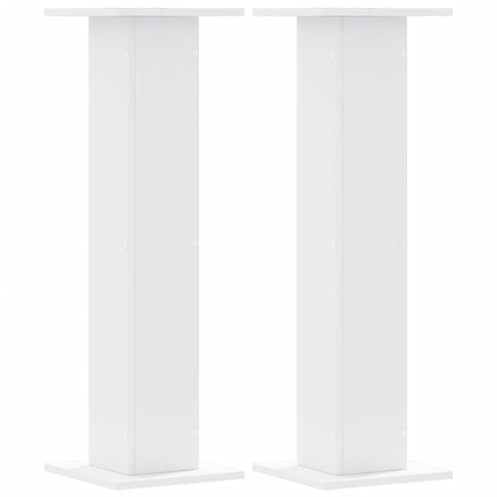 Suporturi de plante, 2 buc., alb, 30x30x95 cm, lemn prelucrat - WALTI WALTI