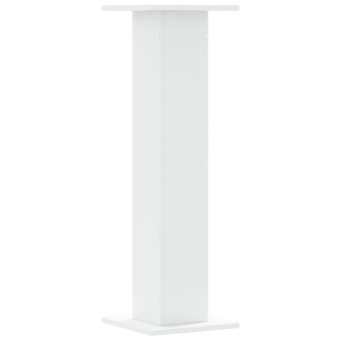 Suporturi de plante, 2 buc., alb, 30x30x95 cm, lemn prelucrat - WALTI WALTI