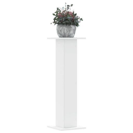 Suporturi de plante, 2 buc., alb, 30x30x95 cm, lemn prelucrat - WALTI WALTI