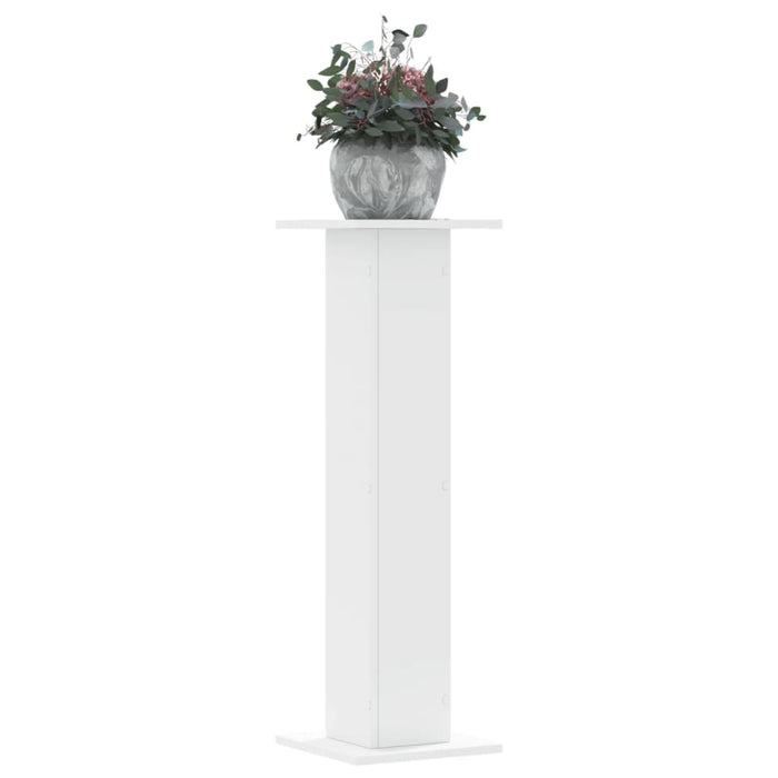 Suporturi de plante, 2 buc., alb, 30x30x95 cm, lemn prelucrat - WALTI WALTI