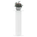 Suporturi de plante, 2 buc., alb, 30x30x95 cm, lemn prelucrat - WALTI WALTI