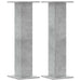 Suport de plante, 2 buc., gri beton, 30x30x95 cm lemn prelucrat - WALTI WALTI