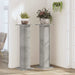 Suport de plante, 2 buc., gri beton, 30x30x95 cm lemn prelucrat - WALTI WALTI