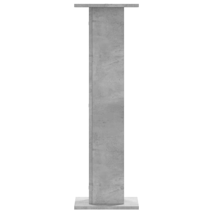 Suport de plante, 2 buc., gri beton, 30x30x95 cm lemn prelucrat - WALTI WALTI