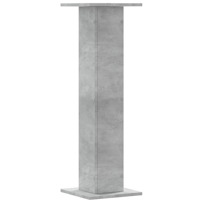 Suport de plante, 2 buc., gri beton, 30x30x95 cm lemn prelucrat - WALTI WALTI