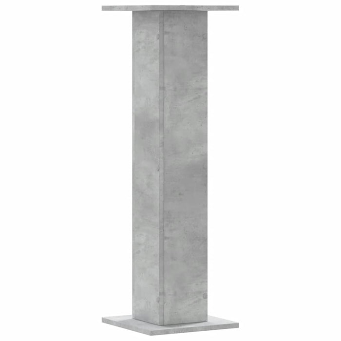 Suport de plante, 2 buc., gri beton, 30x30x95 cm lemn prelucrat - WALTI WALTI