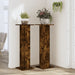 Suporturi de plante 2 buc. stejar fumuriu 30x30x95 cm lemn - WALTI WALTI