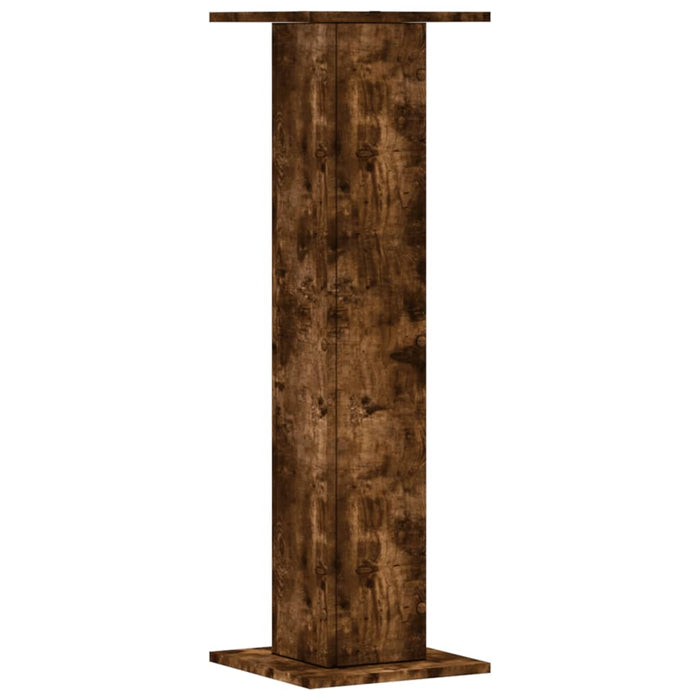 Suporturi de plante 2 buc. stejar fumuriu 30x30x95 cm lemn - WALTI WALTI