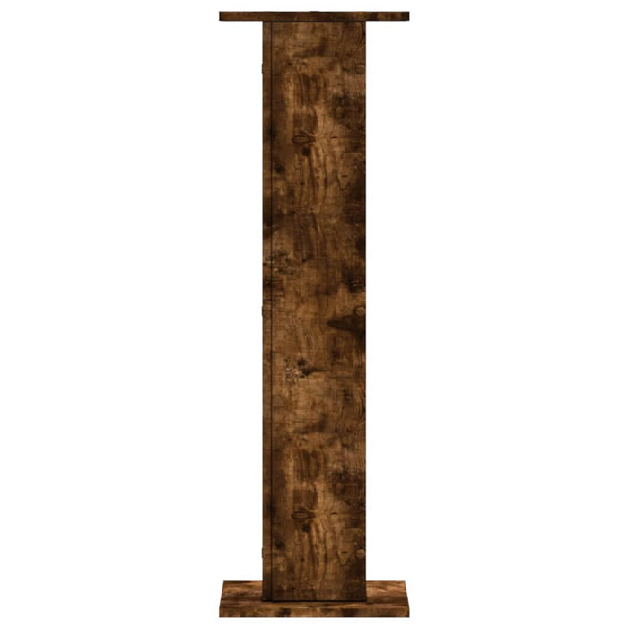 Suporturi de plante 2 buc. stejar fumuriu 30x30x95 cm lemn - WALTI WALTI