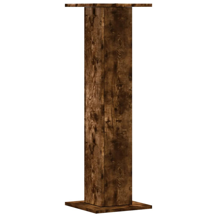 Suporturi de plante 2 buc. stejar fumuriu 30x30x95 cm lemn - WALTI WALTI