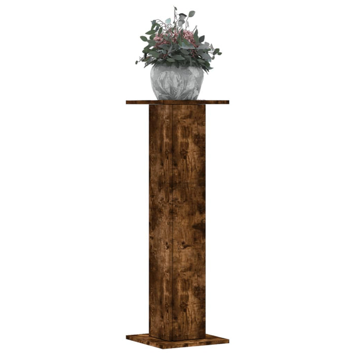 Suporturi de plante 2 buc. stejar fumuriu 30x30x95 cm lemn - WALTI WALTI