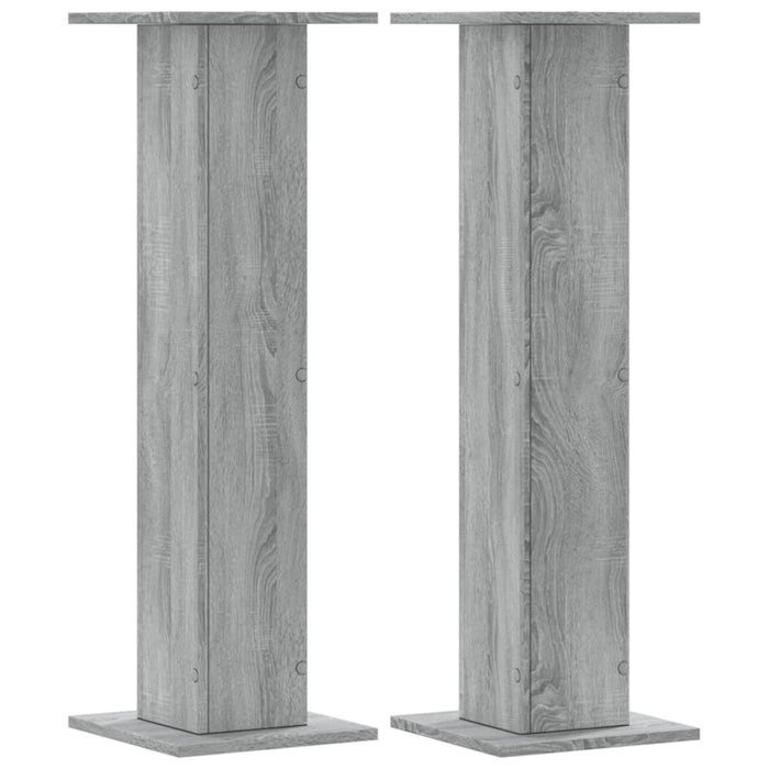 Suporturi de plante 2 buc. gri sonoma 30x30x95cm lemn prelucrat - WALTI WALTI