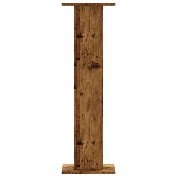 Suporturi de plante 2 buc. lemn vechi 30x30x95cm lemn prelucrat - WALTI WALTI