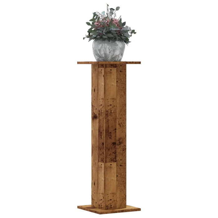 Suporturi de plante 2 buc. lemn vechi 30x30x95cm lemn prelucrat - WALTI WALTI