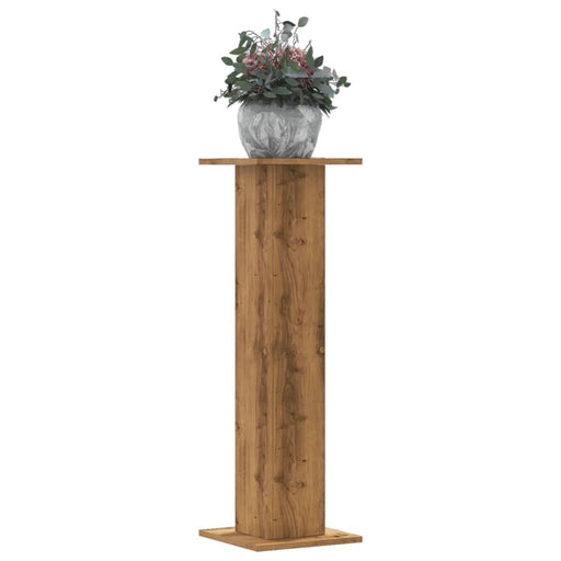 Suporturi de plante, 2 buc., stejar artizanal, 30x30x95cm, lemn - WALTI WALTI