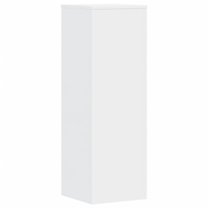Suporturi plante, 2 buc., alb, 33x33x100 cm, lemn prelucrat - WALTI WALTI