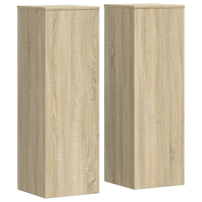 Suporturi plante 2 buc stejar sonoma 33x33x100cm lemn prelucrat - WALTI WALTI