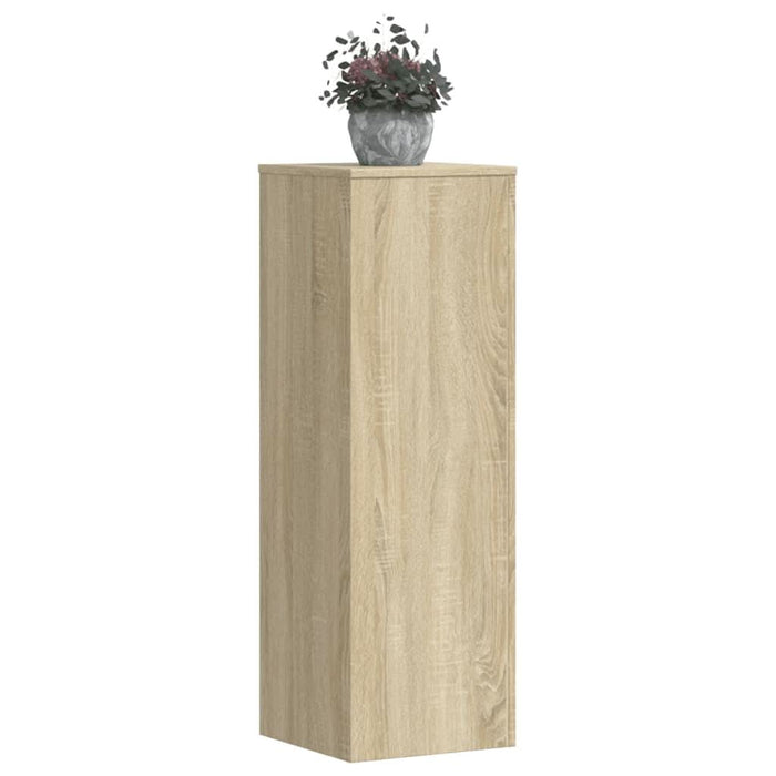 Suporturi plante 2 buc stejar sonoma 33x33x100cm lemn prelucrat - WALTI WALTI