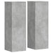 Suporturi plante 2 buc. gri beton 33x33x100 cm lemn prelucrat - WALTI WALTI