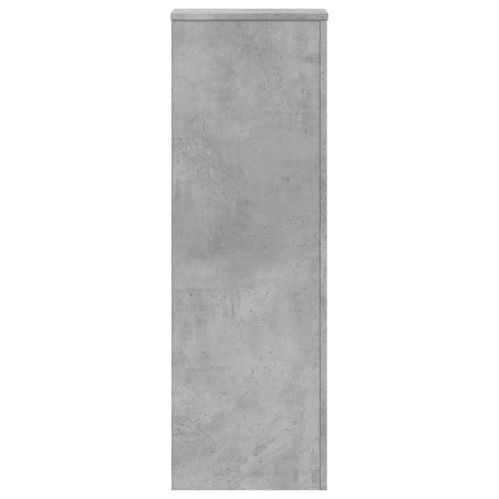 Suporturi plante 2 buc. gri beton 33x33x100 cm lemn prelucrat - WALTI WALTI