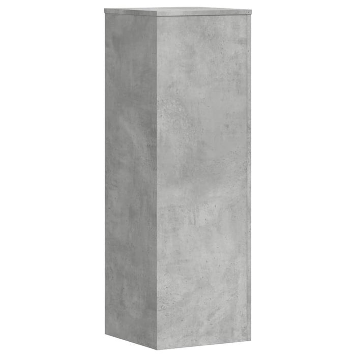 Suporturi plante 2 buc. gri beton 33x33x100 cm lemn prelucrat - WALTI WALTI