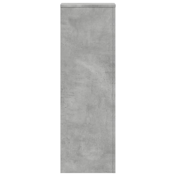 Suporturi plante 2 buc. gri beton 33x33x100 cm lemn prelucrat - WALTI WALTI