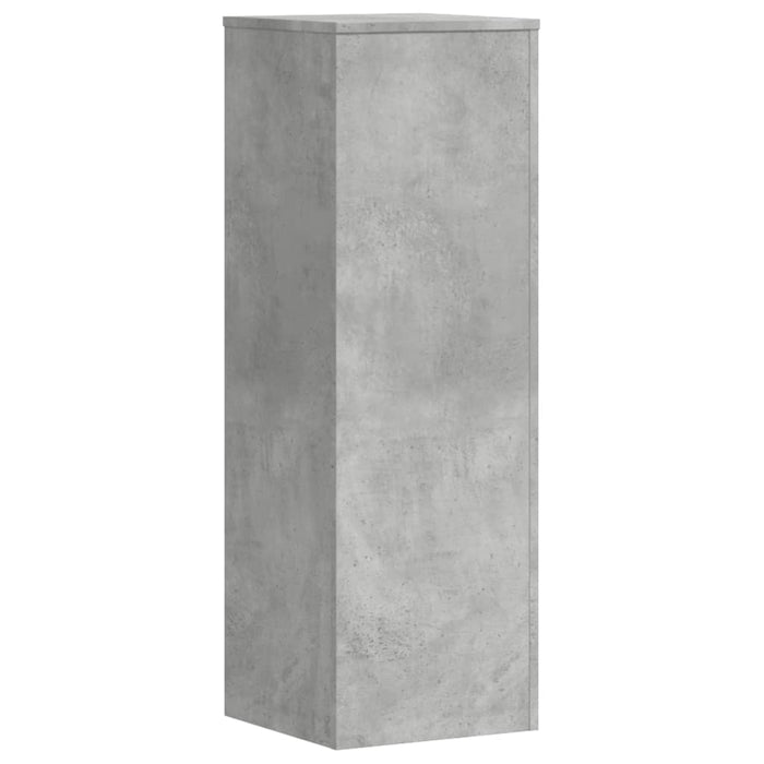 Suporturi plante 2 buc. gri beton 33x33x100 cm lemn prelucrat - WALTI WALTI