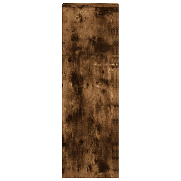 Suporturi de plante 2 buc. stejar fumuriu 33x33x100 cm lemn - WALTI WALTI