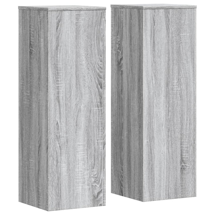 Suporturi plante 2 buc. gri sonoma 33x33x100cm lemn prelucrat - WALTI WALTI