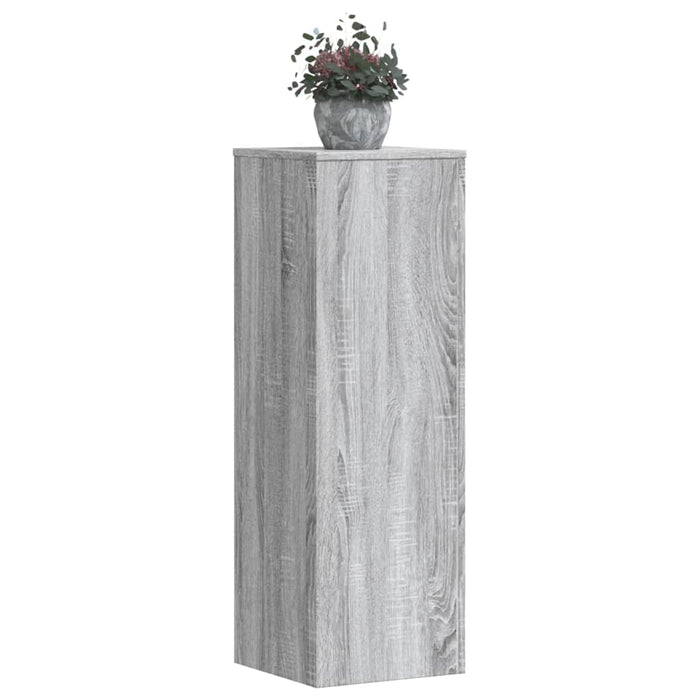 Suporturi plante 2 buc. gri sonoma 33x33x100cm lemn prelucrat - WALTI WALTI