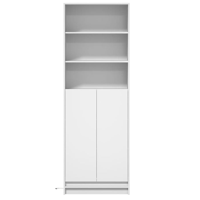 Dulap înalt cu LED alb 69x32,5x200 cm lemn prelucrat - WALTI WALTI