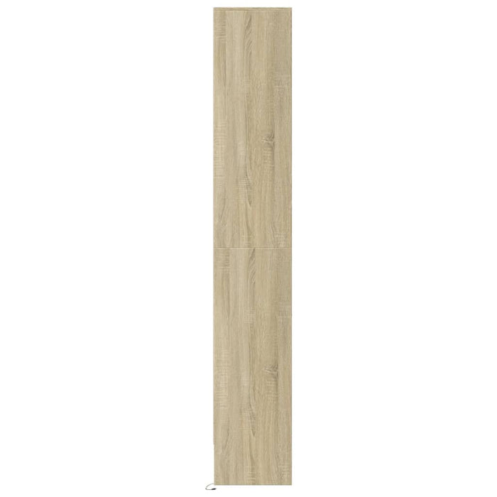 Dulap înalt cu LED stejar sonoma 69x32,5x200 cm lemn prelucrat - WALTI WALTI